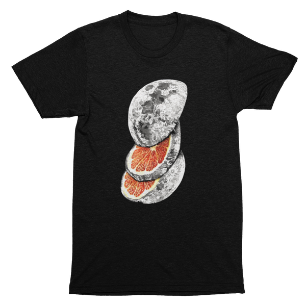 Moon Slices Cotton T-Shirt From Black Hole Gifts T-Shirt - From Black Hole Gifts - The #1 Nasa Store In The Galaxy For NASA Hoodies | Nasa Shirts | Nasa Merch | And Science Gifts