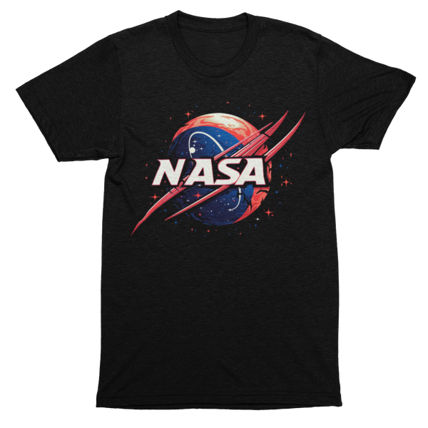 NASA V2 Modern T-Shirt T-Shirt S / Black - From Black Hole Gifts - The #1 Nasa Store In The Galaxy For NASA Hoodies | Nasa Shirts | Nasa Merch | And Science Gifts