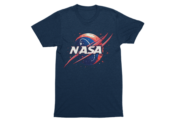 NASA V2 Modern T-Shirt T-Shirt S / Navy - From Black Hole Gifts - The #1 Nasa Store In The Galaxy For NASA Hoodies | Nasa Shirts | Nasa Merch | And Science Gifts