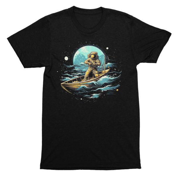 Nasa Astro Fishing Cotton T-Shirt From Black Hole Gifts T-Shirt - From Black Hole Gifts - The #1 Nasa Store In The Galaxy For NASA Hoodies | Nasa Shirts | Nasa Merch | And Science Gifts