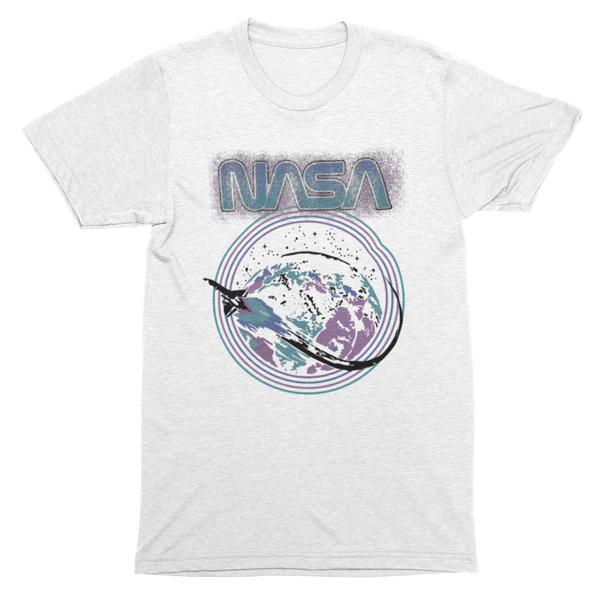 NASA Timeless T-Shirt From Black Hole Gifts T-Shirt S / White - From Black Hole Gifts - The #1 Nasa Store In The Galaxy For NASA Hoodies | Nasa Shirts | Nasa Merch | And Science Gifts