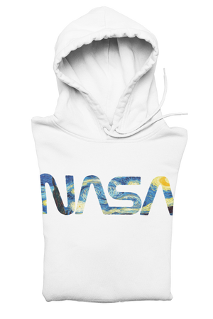 NASA Starry Hoodie Worm Edition (Unisex) Hoodie - From Black Hole Gifts - The #1 Nasa Store In The Galaxy For NASA Hoodies | Nasa Shirts | Nasa Merch | And Science Gifts