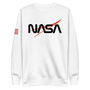 NASA Fleece Sweatshirt Sweatshirt - From Black Hole Gifts - The #1 Nasa Store In The Galaxy For NASA Hoodies | Nasa Shirts | Nasa Merch | And Science Gifts