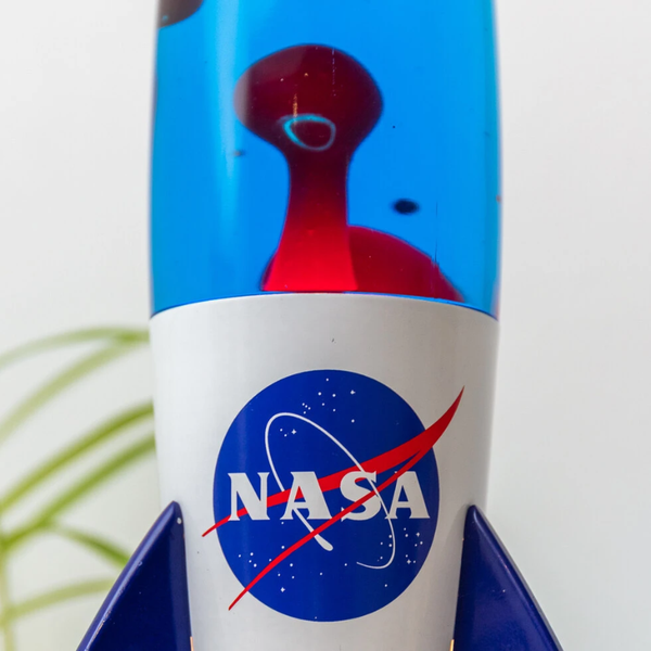 NASA Retro Rocket Lava Lamp Lamp - From Black Hole Gifts - The #1 Nasa Store In The Galaxy For NASA Hoodies | Nasa Shirts | Nasa Merch | And Science Gifts