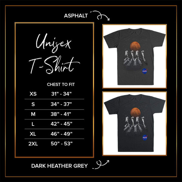 NASA Beatles Astronaut Alley T-Shirt T-Shirt - From Black Hole Gifts - The #1 Nasa Store In The Galaxy For NASA Hoodies | Nasa Shirts | Nasa Merch | And Science Gifts