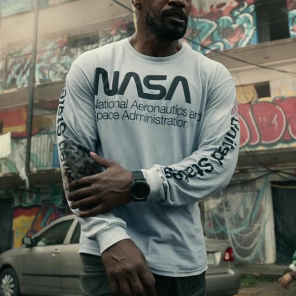 Power NASA Cotton Blend Long Sleeve Shirt - From Black Hole Gifts - The #1 Nasa Store In The Galaxy For NASA Hoodies | Nasa Shirts | Nasa Merch | And Science Gifts