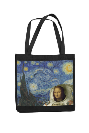 Starry Lisa tote Bag Tote Bag - From Black Hole Gifts - The #1 Nasa Store In The Galaxy For NASA Hoodies | Nasa Shirts | Nasa Merch | And Science Gifts