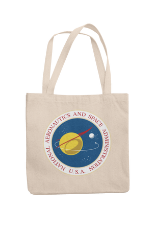 NASA Original Logo Tote Bag Tote Bag - From Black Hole Gifts - The #1 Nasa Store In The Galaxy For NASA Hoodies | Nasa Shirts | Nasa Merch | And Science Gifts