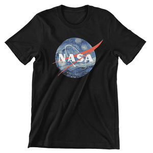 Starry Night NASA Premium T-Shirt T-Shirt Small / Black - From Black Hole Gifts - The #1 Nasa Store In The Galaxy For NASA Hoodies | Nasa Shirts | Nasa Merch | And Science Gifts