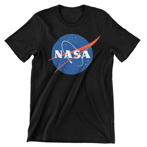 Original Vintage Style Nasa Shirt T-Shirt Adult S / Black - From Black Hole Gifts - The #1 Nasa Store In The Galaxy For NASA Hoodies | Nasa Shirts | Nasa Merch | And Science Gifts