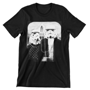 American Gothic Trooper Shirt T-Shirt S - From Black Hole Gifts - The #1 Nasa Store In The Galaxy For NASA Hoodies | Nasa Shirts | Nasa Merch | And Science Gifts