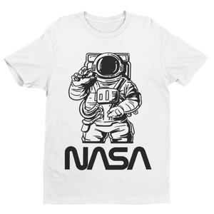 Youth Nasa Astronaut Shirt T-Shirt Youth XS / White - From Black Hole Gifts - The #1 Nasa Store In The Galaxy For NASA Hoodies | Nasa Shirts | Nasa Merch | And Science Gifts