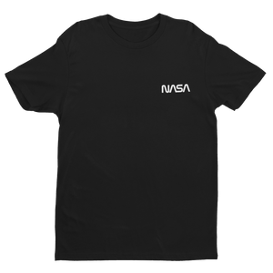Throwback NASA Worm Cotton T-Shirt Youth XS / Black - From Black Hole Gifts - The #1 Nasa Store In The Galaxy For NASA Hoodies | Nasa Shirts | Nasa Merch | And Science Gifts