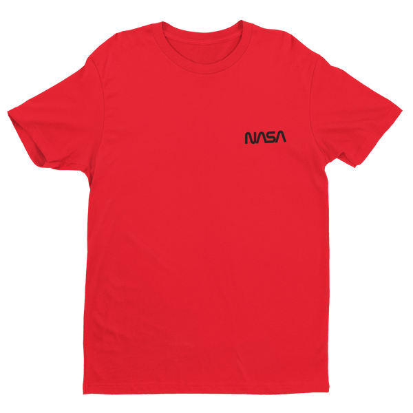 Throwback NASA Worm Cotton T-Shirt Youth XS / Red - From Black Hole Gifts - The #1 Nasa Store In The Galaxy For NASA Hoodies | Nasa Shirts | Nasa Merch | And Science Gifts